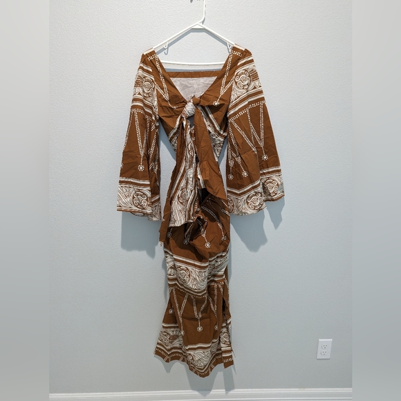 Johanna Ortiz Underwater Sanctuary Midi Dress - Picture 2 of 10